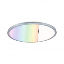 Paulmann 71019 LED Panel Atria Shine Backlight rund 420mm modern Regenbogen Chrom matt dimmbar