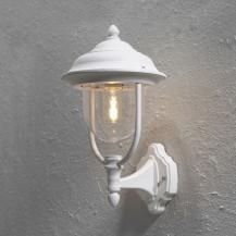 Konstsmide 7223-250 Parma Wandleuchte weiß lackiertes Aluminium, klares Acrylglas