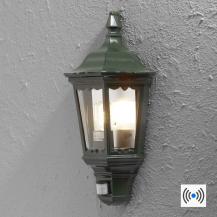 Konstsmide 7230-600 Firenze Wandleuchte mit Bewegungsmelder grün