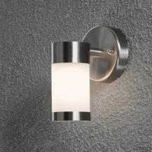 Konstsmide 7593-000 Modena Wandleuchte Edelstahl 304, opales Glas