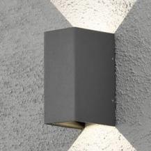 Konstsmide 7940-370 Cremona Wandleuchte anthrazitfarben lackiertes Aluminium, individuell verstellbarer Lichtaustritt
