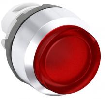 ABB MP3-21R Leuchtdrucktaster, rot, hoch-tastend, Frontring, Kunststoff verchromt beleuchtbar