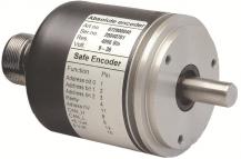 ABB RSA 597 connector PLUTO-Drehgeber Singleturn, mit 10 mm Welle, M23 9-36 V DC, axialer Anschluss