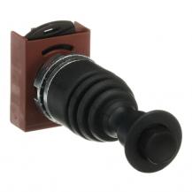 ABB P9MMB4F Joystick 4 Positionen, in allen Positionen verrastend, mit Verriegelung Gummi, schwarz