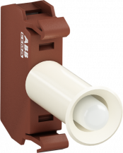 ABB P9PLNVDL LED-Block blau 24V AC/DC, Modular Metall Reihe