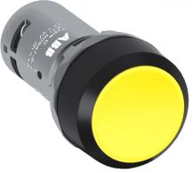 ABB CP2-10Y-11 Drucktaster, rastend, flach, gelb, 1 Schließer +1 Öffner