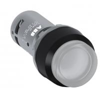 ABB CP4-11C-10 Leuchtdrucktaster hoch transp, verrastend mit LED 24 VACDC 1 Schliesser ABB CombiLine Compact