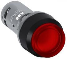 ABB CP4-13R-10 Leuchtdrucktaster, 1 Schließer rot hoch rastend LED 24V AC/DC