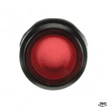 ABB MP9-1243 Leuchtdrucktaster rot "HALT", flach, tastend, Frontring:, Kunststoff schwarz beleuchtbar
