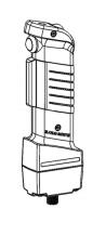 ABB JSHD4-2-AD 3-Stellungs-Zustimmgerät mit LEDs, Zusatztaster vorne und oben mit 8-poligem M12 Anschluss ohne Handerkennung