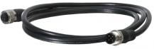 ABB M12-C0312 M12-Kabel 0,3 m, geschirmt gerade, 5 x 0.34 mm² und Abschirmung und M12-Stiftstecker mit Abschirmung auf Stift 3 (0 V DC)