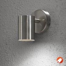 Konstsmide 7572-000 Modena Wandleuchte Edelstahl klares Glas, Reflektor