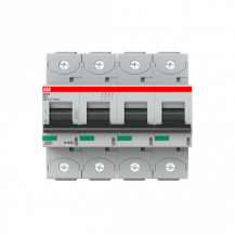 ABB S804S-K63 Hochleist.-Sicherungsautomat, 63A, K, 400 V AC=Icu 50kA, 690 V AC=Icu6kA, 4P