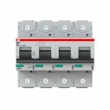 ABB S804U-K90 Hochleist.-Sicherungsautomat, 90A, K, 240 V AC=Icu 50kA, 4P, UL 489