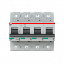 ABB S804U-Z80 Hochleist.-Sicherungsautomat, 80A, Z, 240 V AC=Icu 50kA, 4P, UL 489