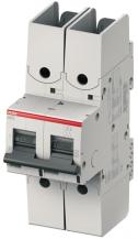 ABB S802S-D8-R Hochleist.-Sicherungsautomat 8A, D, 415 V AC=Icu 50kA, 2P Ringkabelschuhanschluss