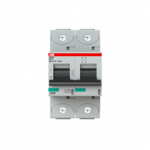 ABB S802S-C2.5 Hochleistungs-Sicherungsautomat 2.5A, C, 400 V AC=Icu 50kA, 690 V AC=Icu6kA, 2P
