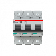 ABB S803P-B100 Hochleistungs-Sicherungsautomat 100A, B-Char., Icu=50kA 240/415V AC, 3P