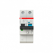 ABB FS401MK-C20/0.03 FI/LS-Schalter 1P+N, 10 kA , C-Charak., 20 A, 30 mA Typ F SMISSLINE TP