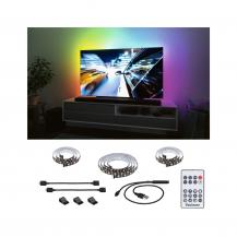 Paulmann 78880 Entertain USB Anschluß an TV LED Strip TV-Beleuchtung 2m 3,5W RGBW