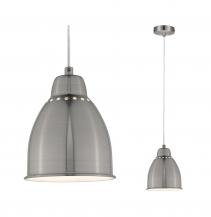 Paulmann 79765 Neordic Hilla Pendelleuchte max. 1x40W E27 Eisen gebürstet 230V Metall