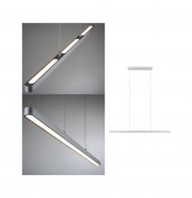 Paulmann 79900 LED Pendelleuchte Lento gemütlich warmweiß 42W Chrom matt dimmbar