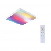 Paulmann 79904 LED Panel Velora Rainbow dynamic Regenbogen/ Weiß eckig 295x295mm kaltweiß Weiß dimmbar