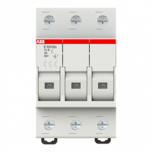 ABB E 93/32s Sicherungs-Trennschalter, 3Pol, 32A für Sicherungseinsatz 10,3 x 38mm AC-22B mit Sicherungsüberwachungsanzeige