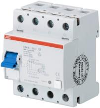 ABB FI  F204B+100/0.03L FI-Schutzschalter 4P, TypB+, 100A, 30mA, kurzzeitverz., N-links