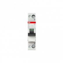 ABB SN201 M-C2 Sicherungsautomat C-Char., 10 kA, 2 A, 1P+N Neutralleiter rechts
