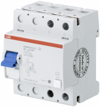ABB FI  F202B+63/0.3 FI-Schutzschalter 2P, TypB+, 63A, 300mA, kurzzeitverzögert