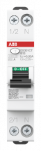 ABB DS301CT B13 A30 FI/LS-Schalter 6kA, 1P+N, Typ A, B13, 30mA, Bahn 1 Teilungseinheit