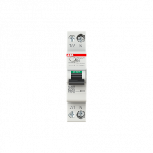 ABB DS301C B6 F30 FI/LS-Schalter Typ F mischfrequenzsensitiv 30 mA, 6 kA, 1P+N, B-Char., 6 A 1 Teilungseinheit