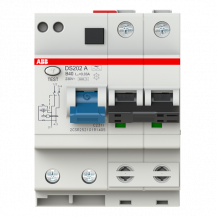 ABB DS202 A-B40/0.03 FI/LS-Kombination 6kA, 2P, Typ A, B 40A, 30mA