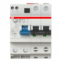 ABB DS202 A-B63/0.03 FI/LS-Kombination 6kA, 2P, Typ A, B 63A, 30mA