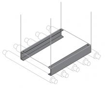 ABB IS2-EZ1601 Stahlschiene 2, H=100mm, B=1600mm, IS2