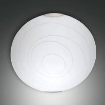 Kent Trendige Dekordeckenleuchte in Weiss  Ø 30c von Fabas Luce