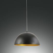 Dingle Pendelleuchte E27 1X60W Schwarz/Gold Fabas Luce