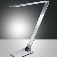 Wasp LED Schreibtischleuchte Aluminium gebuerstet von Fabas Luce