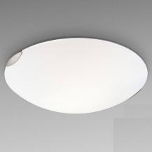 Große Fox LED-Deckenleuchte im klassischen Design aus satiniertem Glas Ø40cm von Fabas Luce