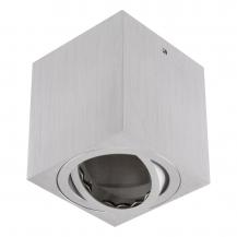 EVN Quadratischer Deckenstrahler schwenkbar alu IP20 GU10