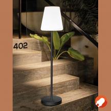 New Garden LOLA SLIM 120 Outdoor Solar Stehlampe RGBW - farbiges und warmweißes Licht - anthrazit Akku USB Fernbedienung, 120 cm hoch
