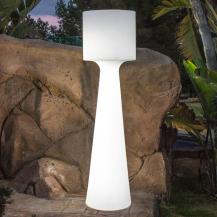 New Garden Stehlampe Grace 140 weiß 230V Höhe: 140 cm kaltweißes Licht