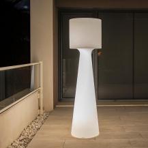 New Garden Oudoor Stehlampe Grace 170 weiß 230V warmweißes Licht 170cm Innen & Außen IP65