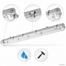 120cm Philips Ledinaire Feuchtraumleuchte Leergehäuse 1-flg. Wannenleuchte für G13 Röhre
