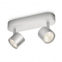 Philips myLiving LED Spot Star 2-flammiger Deckenstrahler aus Aluminium