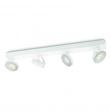 Philips myLiving 4-flammiger weißer LED Spot Clockwork dimmbar