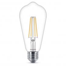 Philips LED E27 Filamentfadenlampe Kolbenform 7W wie 60W warmweisses Licht dekorativ