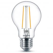 Nur noch angezeigter Bestand verfügbar:  Philips Lighting E27 LED Birne klares Glas Retro Look 2.2W wie 25W warmweiß mit Filamentfäden