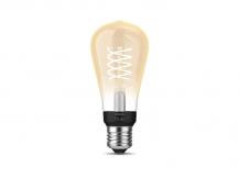 Philips Hue White E27  Filament Lampe Edison 7.2W dimmbar 2100K warmweißes Licht - steuerbar via App, kompatibel mit Amazon Alexa, Bluetooth, Zigbee